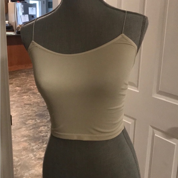 Free People crop tanks with crisscross straps - Picture 2 of 3